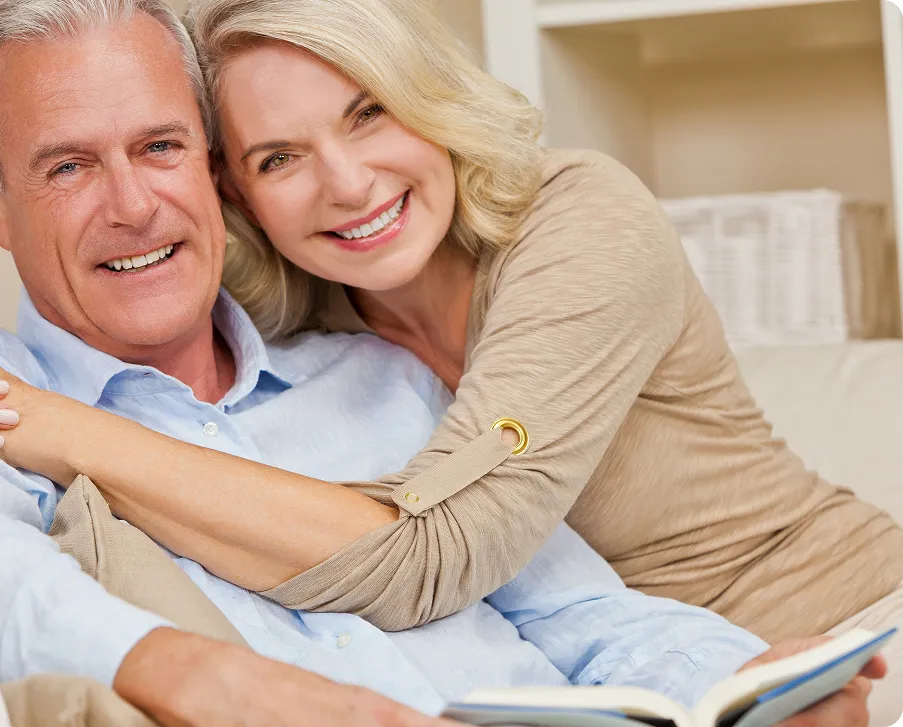 A cataract patient in Rancho Mirage, CA.